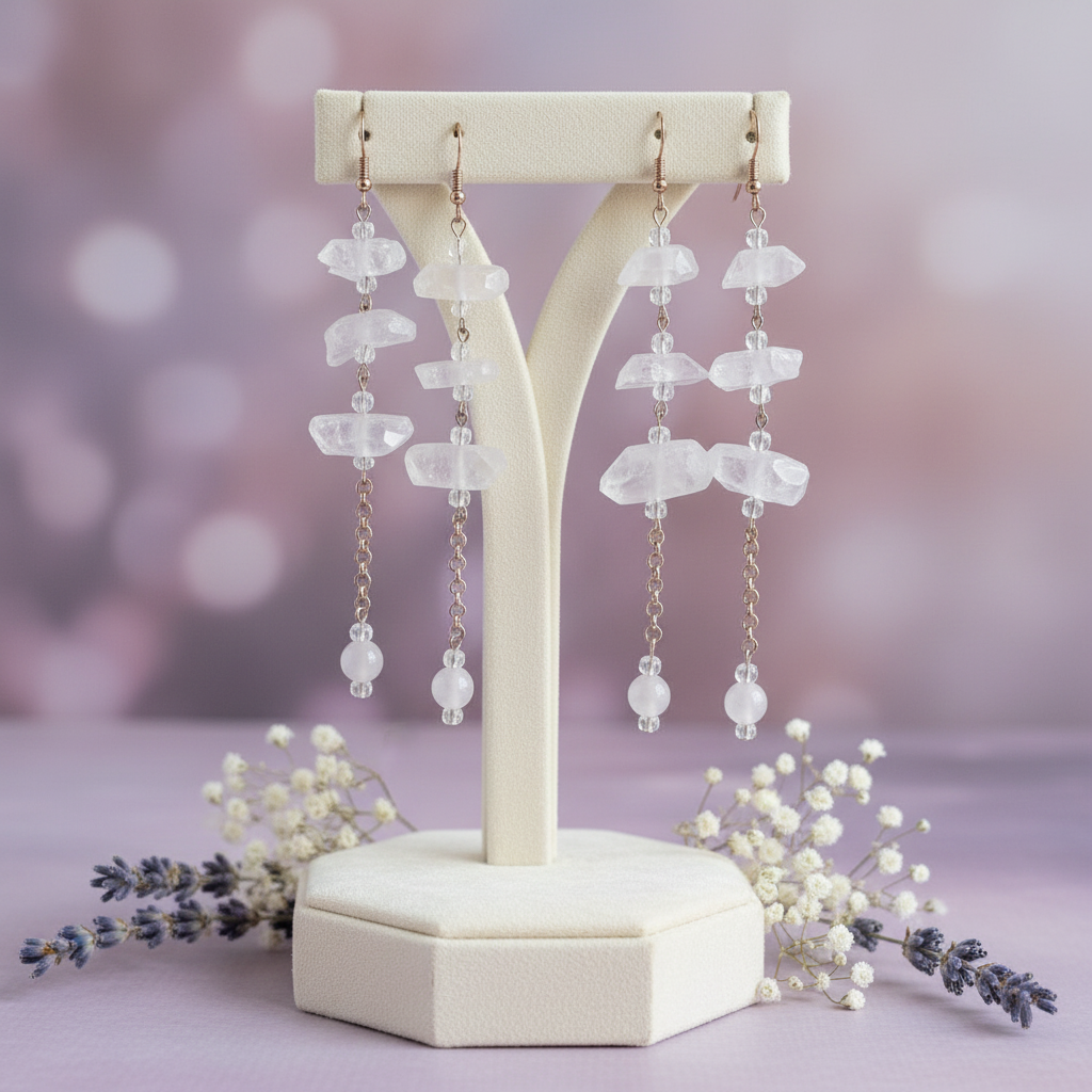 Crystal Glacier Earrings