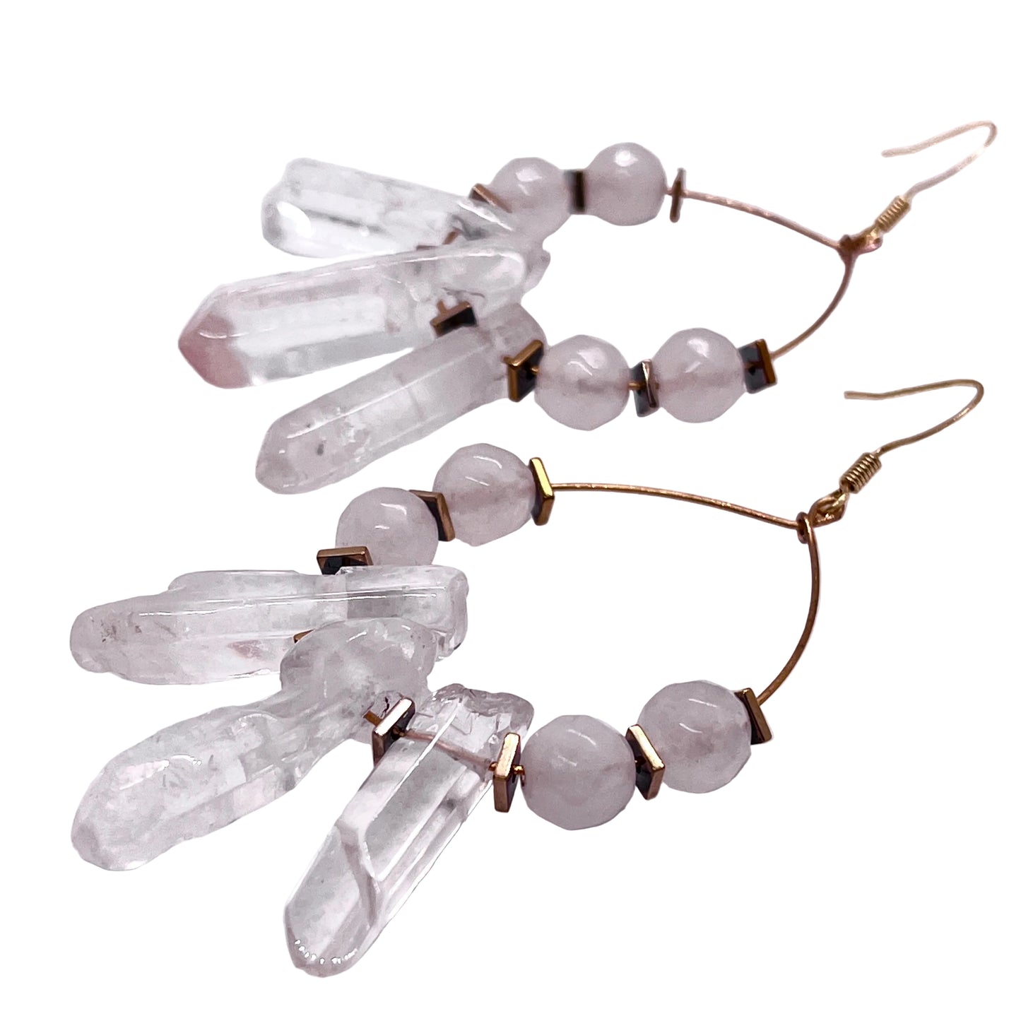 Clear Quartz Earrings