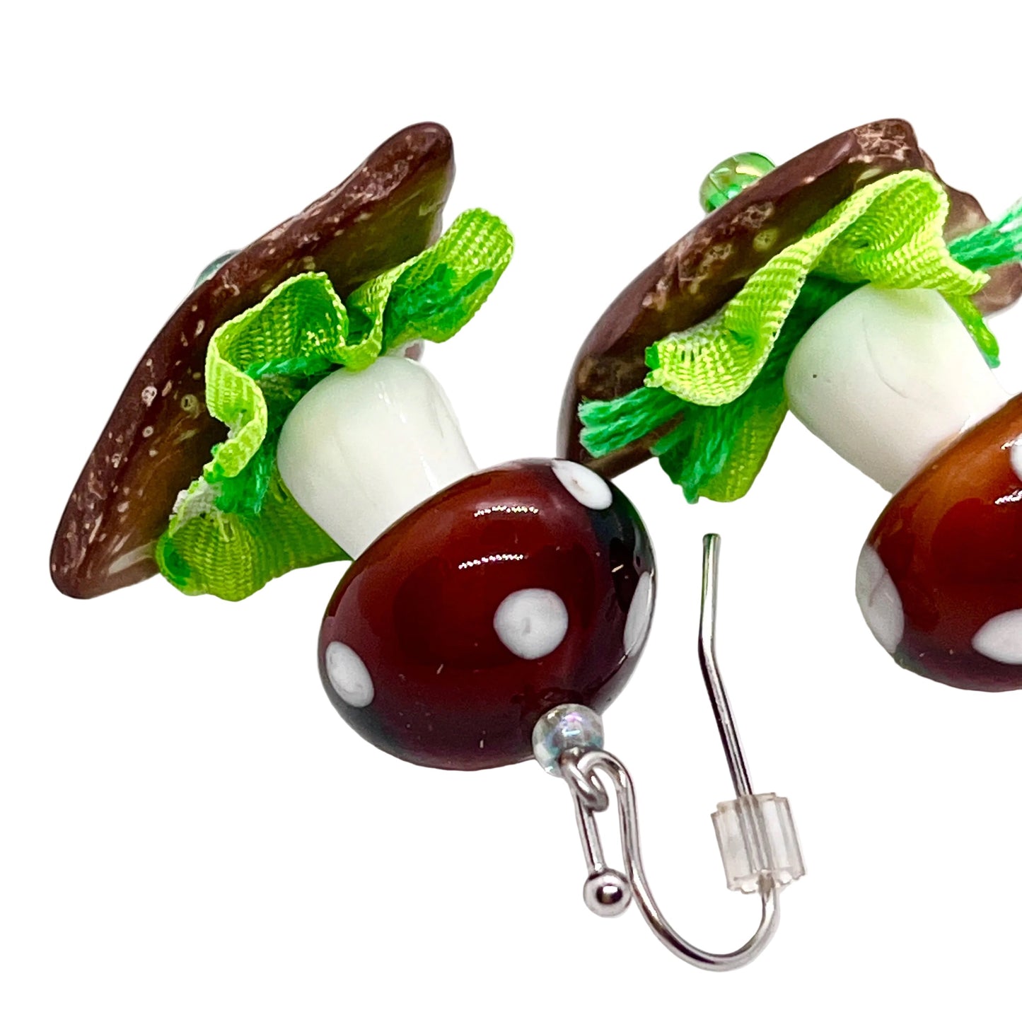 Magic Mushroom Earthy Earrings