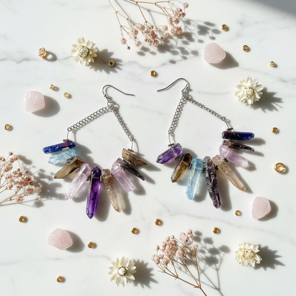 Crystal Dangle Earrings