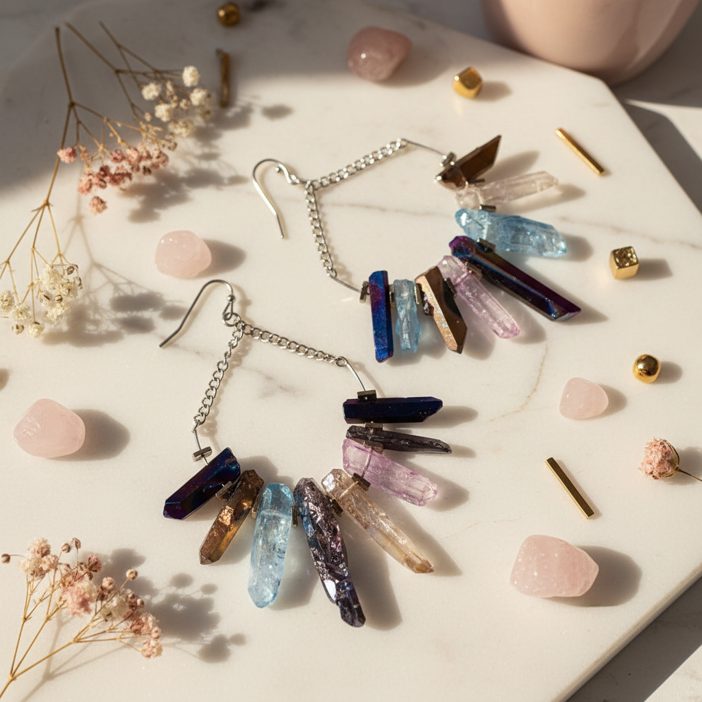 Crystal Dangle Earrings