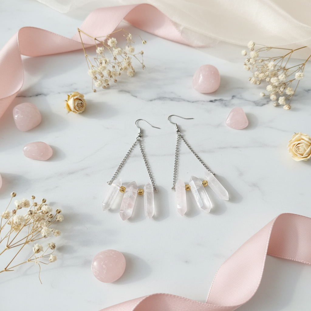 Crystal Point Earrings