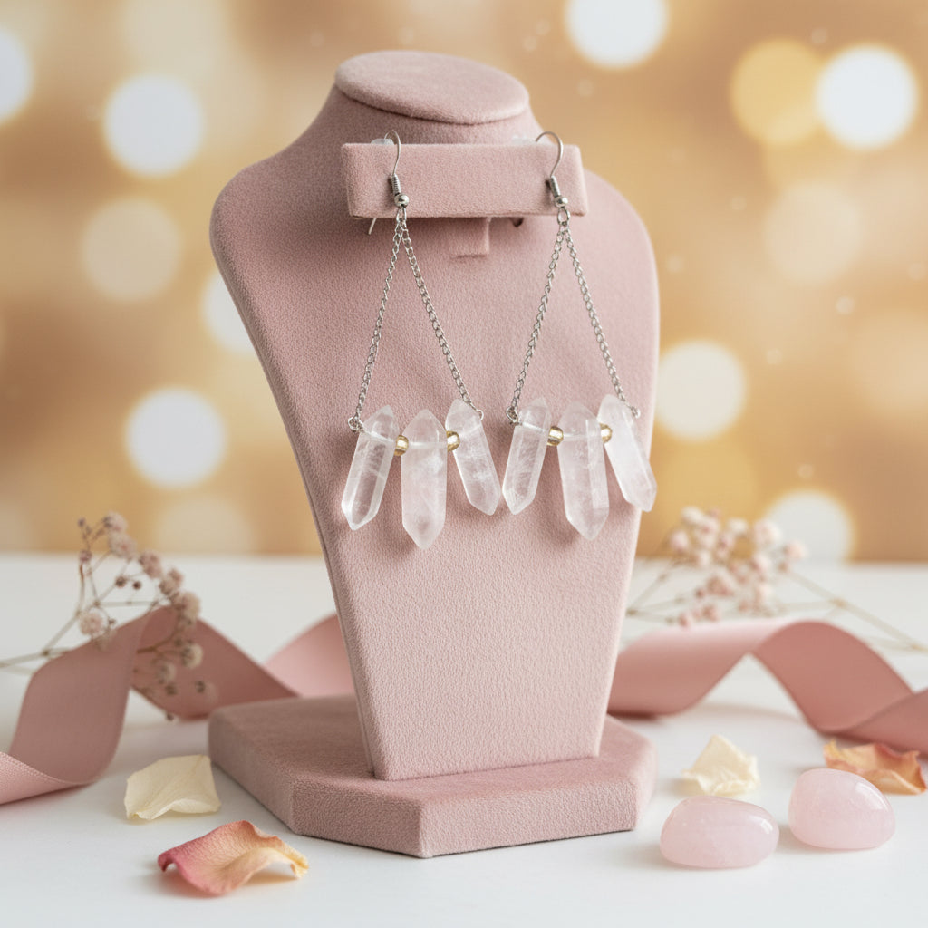 Crystal Point Earrings