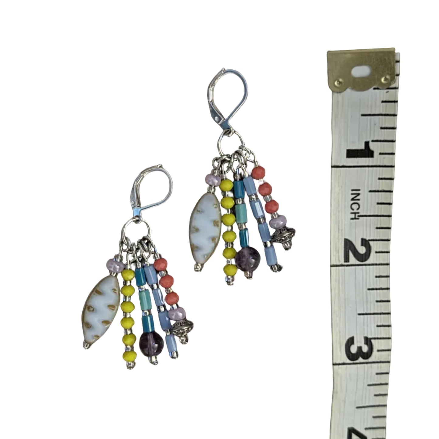 Yellow Tassel Earrings