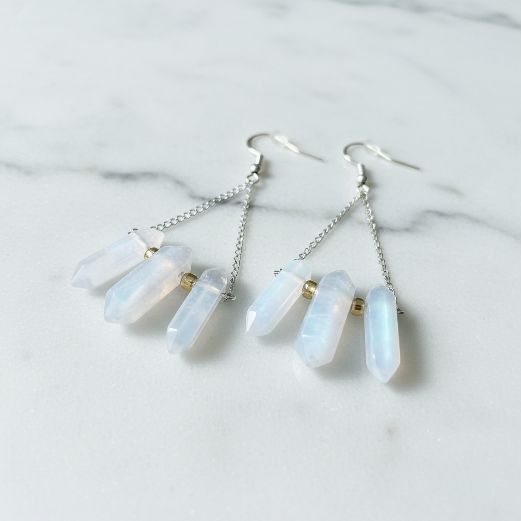 Crystal Point Earrings