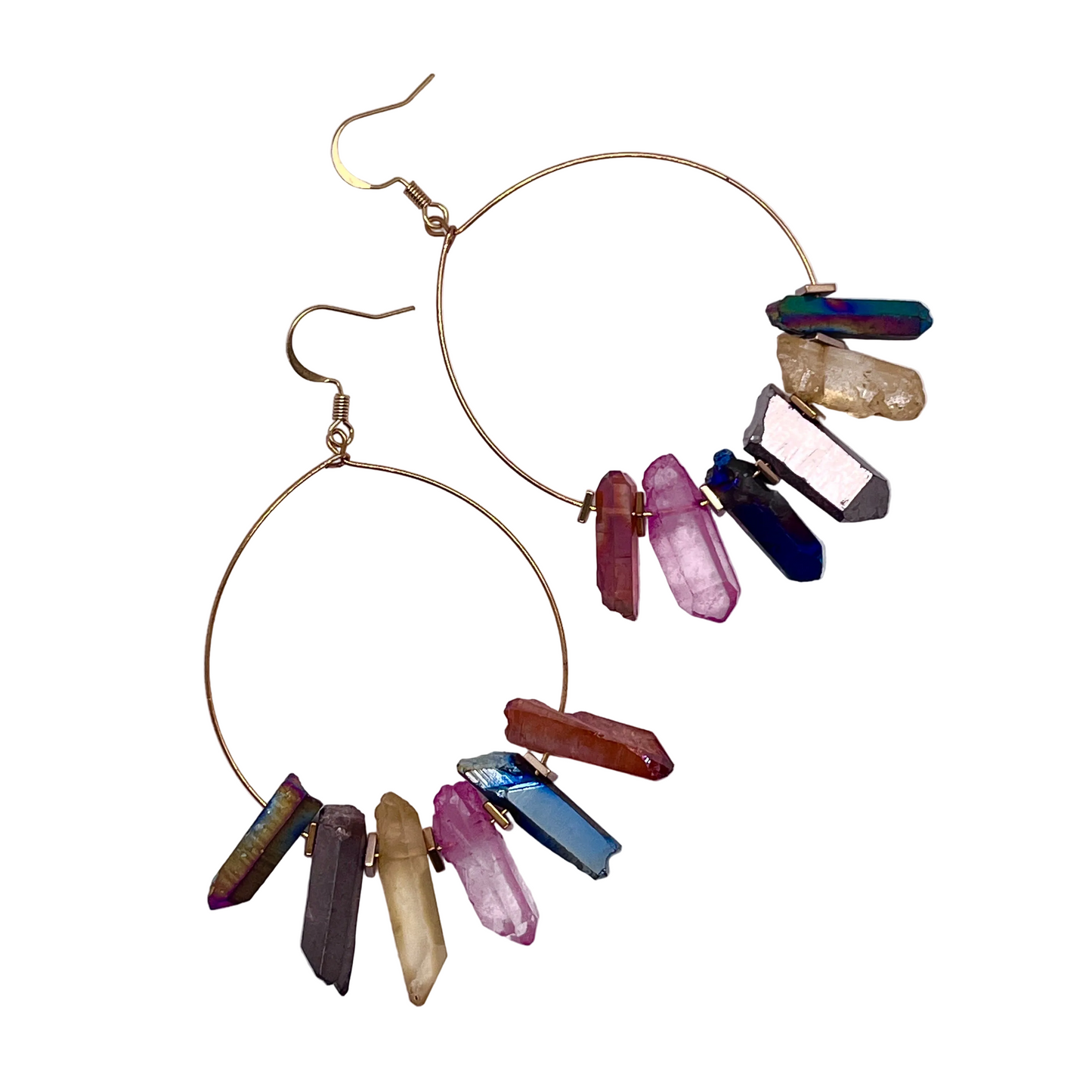 Crystal Hoop Earrings