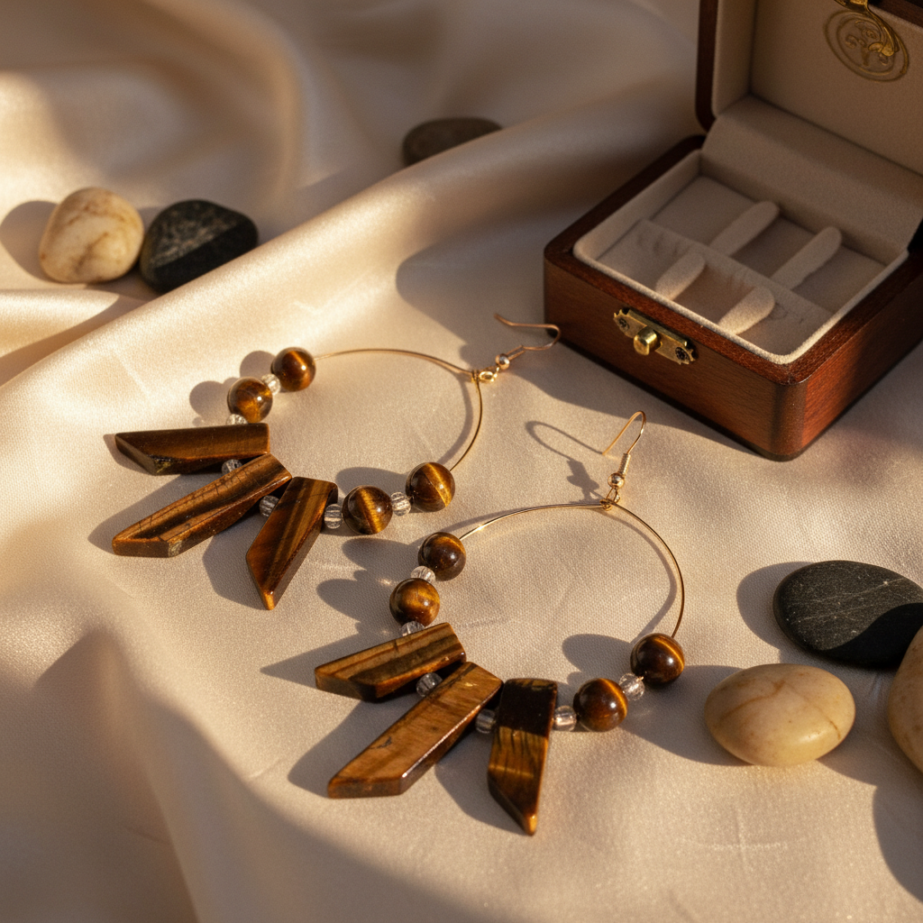 Eye of the Tiger 3 Earrings