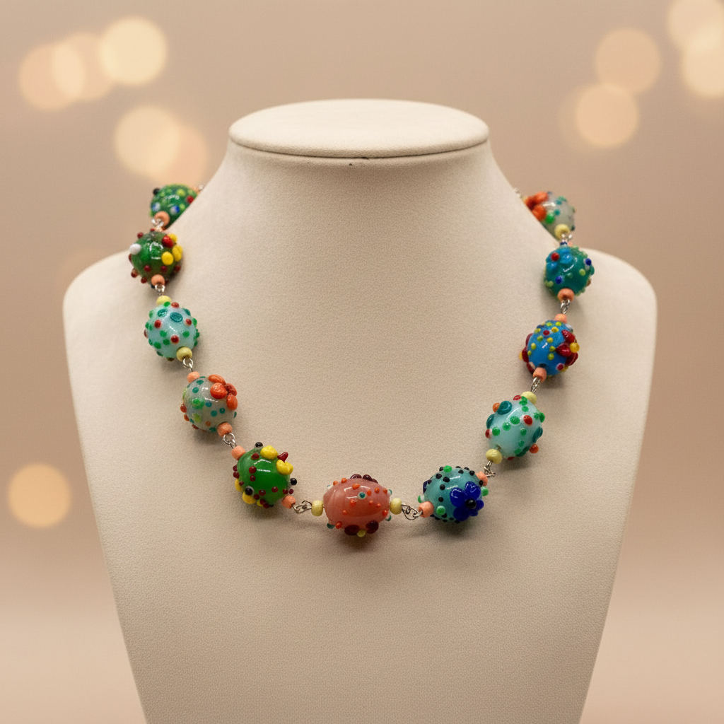 Granny Square Necklace