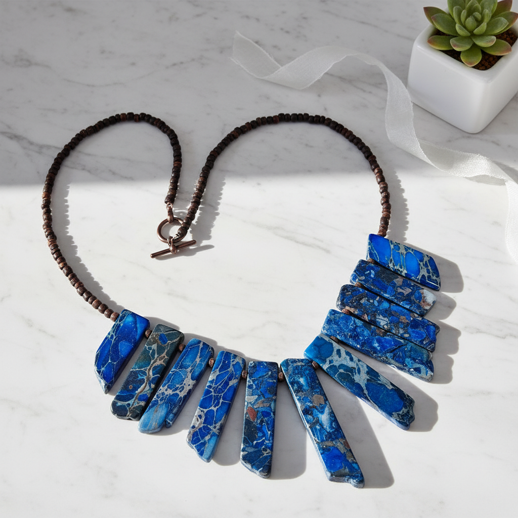 Waves of Blue Necklace
