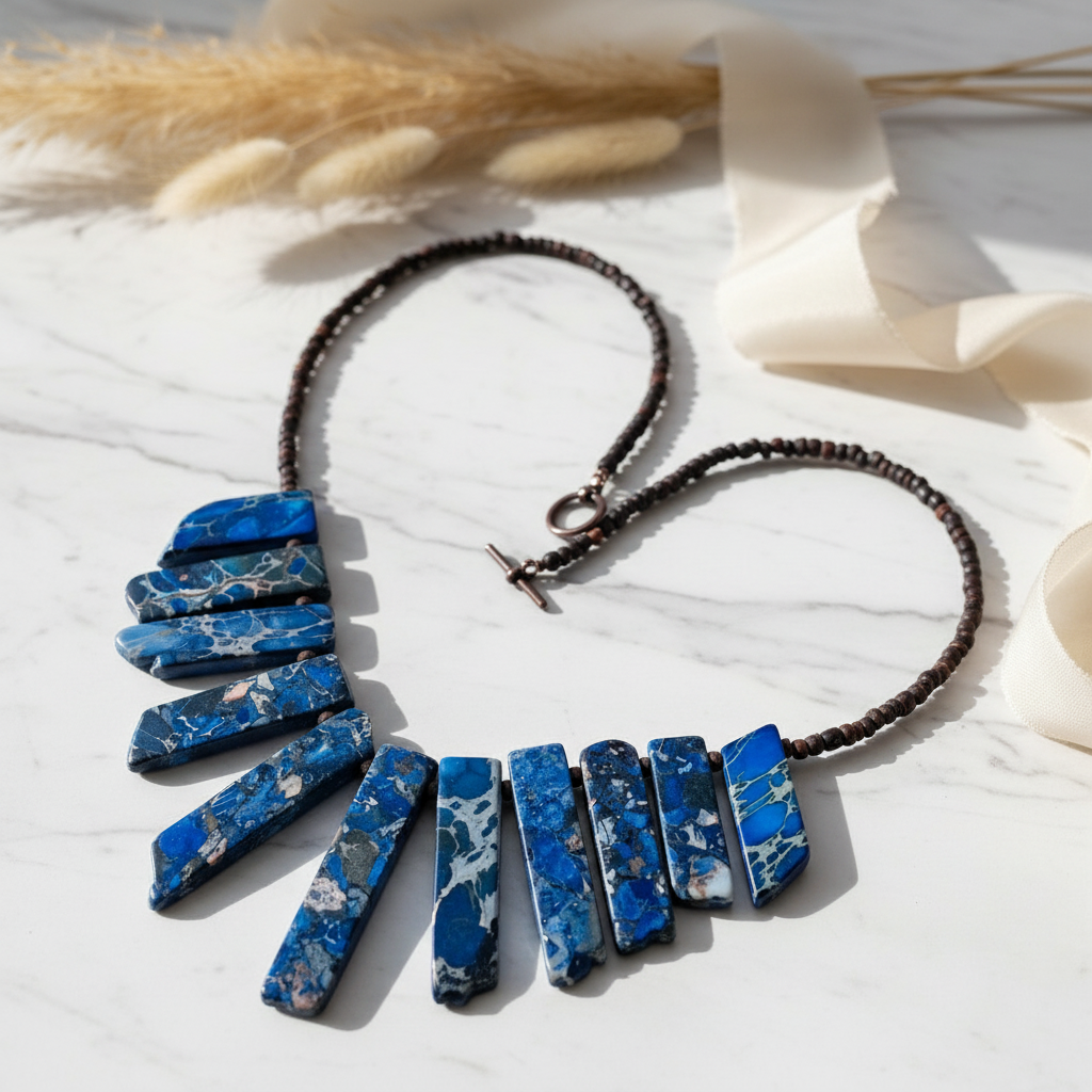 Waves of Blue Necklace