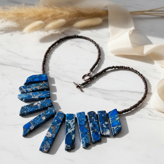 Waves of Blue Necklace