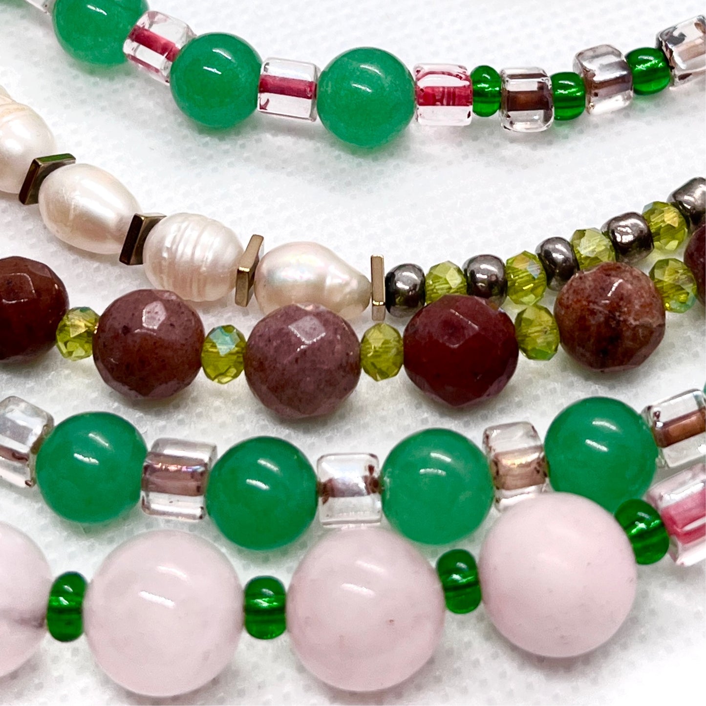 Bunch O’ Beads Necklace and Earrings Set
