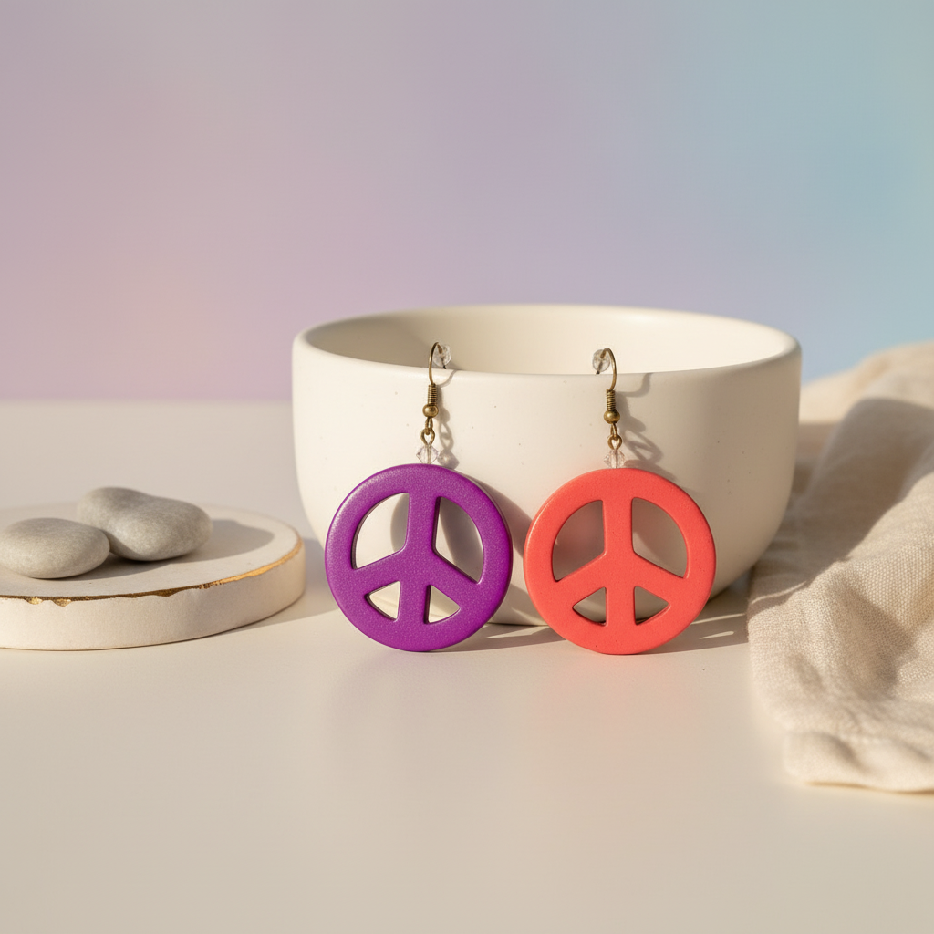 Make Love, Not War Earrings