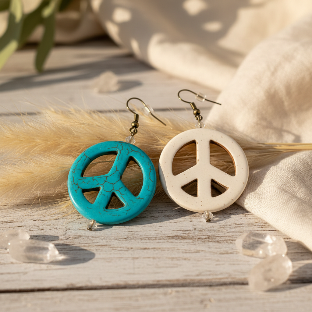 Make Love, Not War Earrings