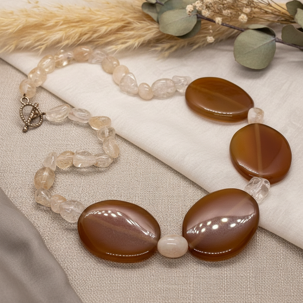 Citrine Dream Statement Necklace